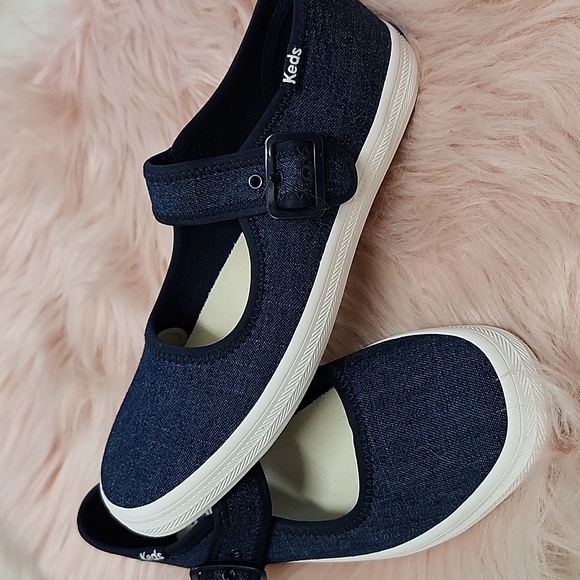 Brand New KEDS WOMEN'S RECYCLED DENIM SNEAKERS-5 - Picture 3 of 6